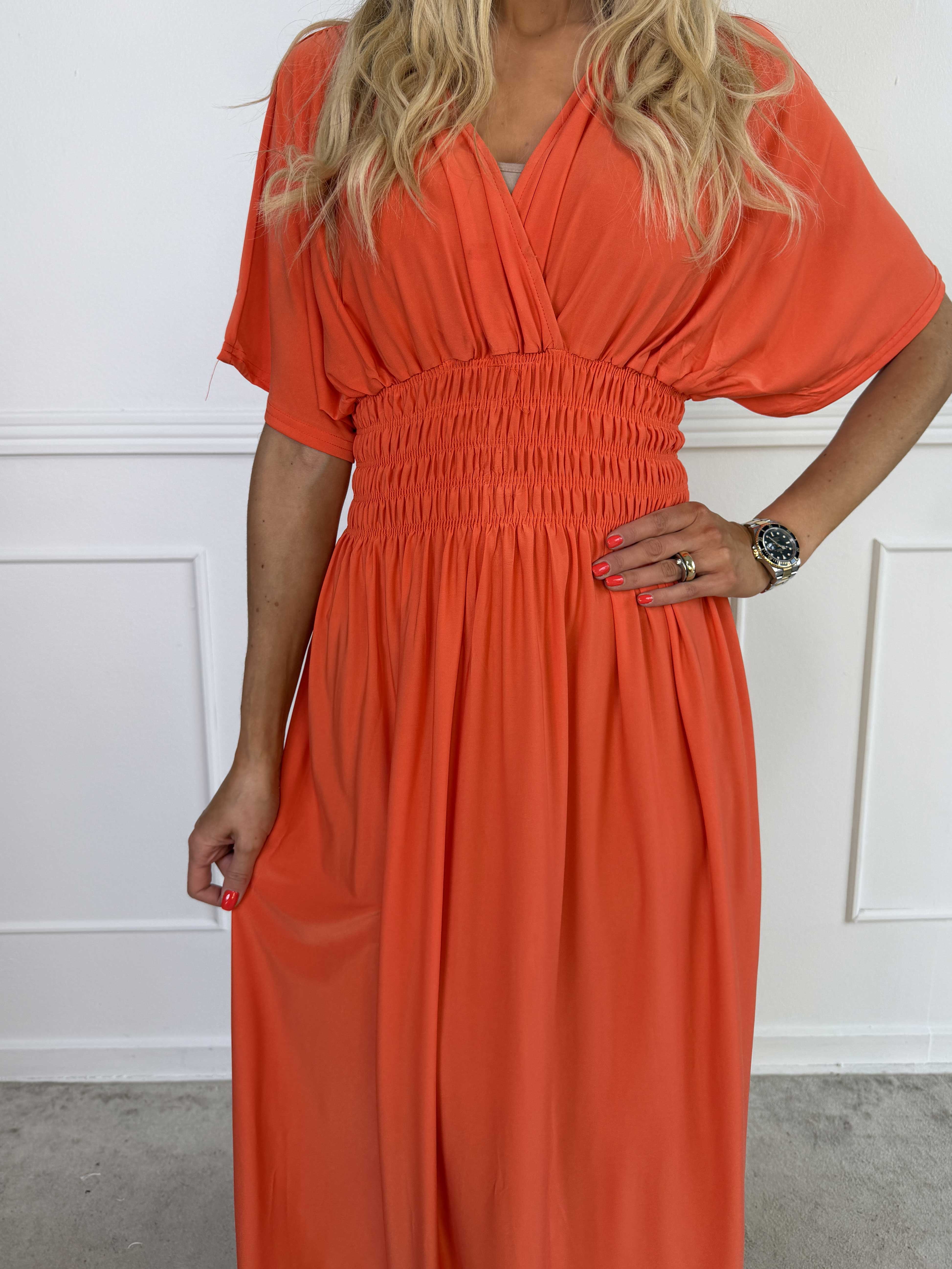 Pams Plain - Elastisk kjole med smock